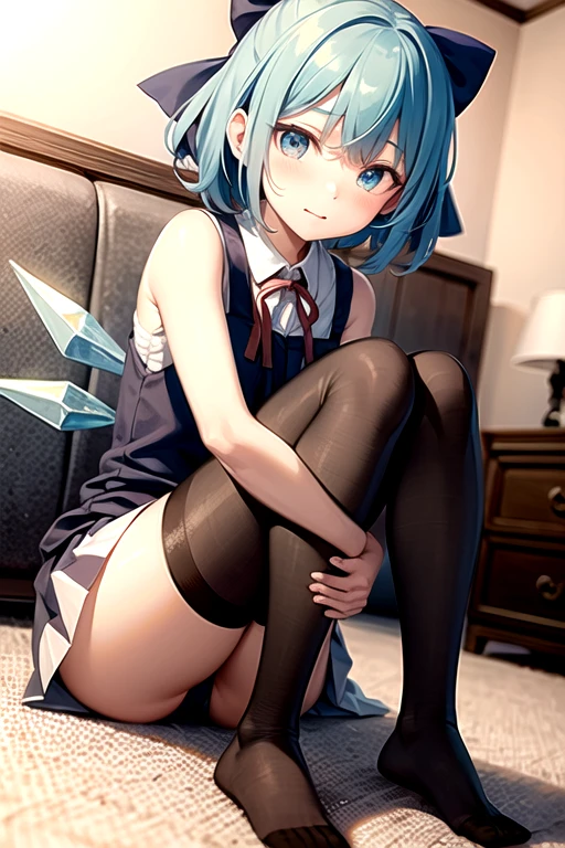 CIrno,black stockings