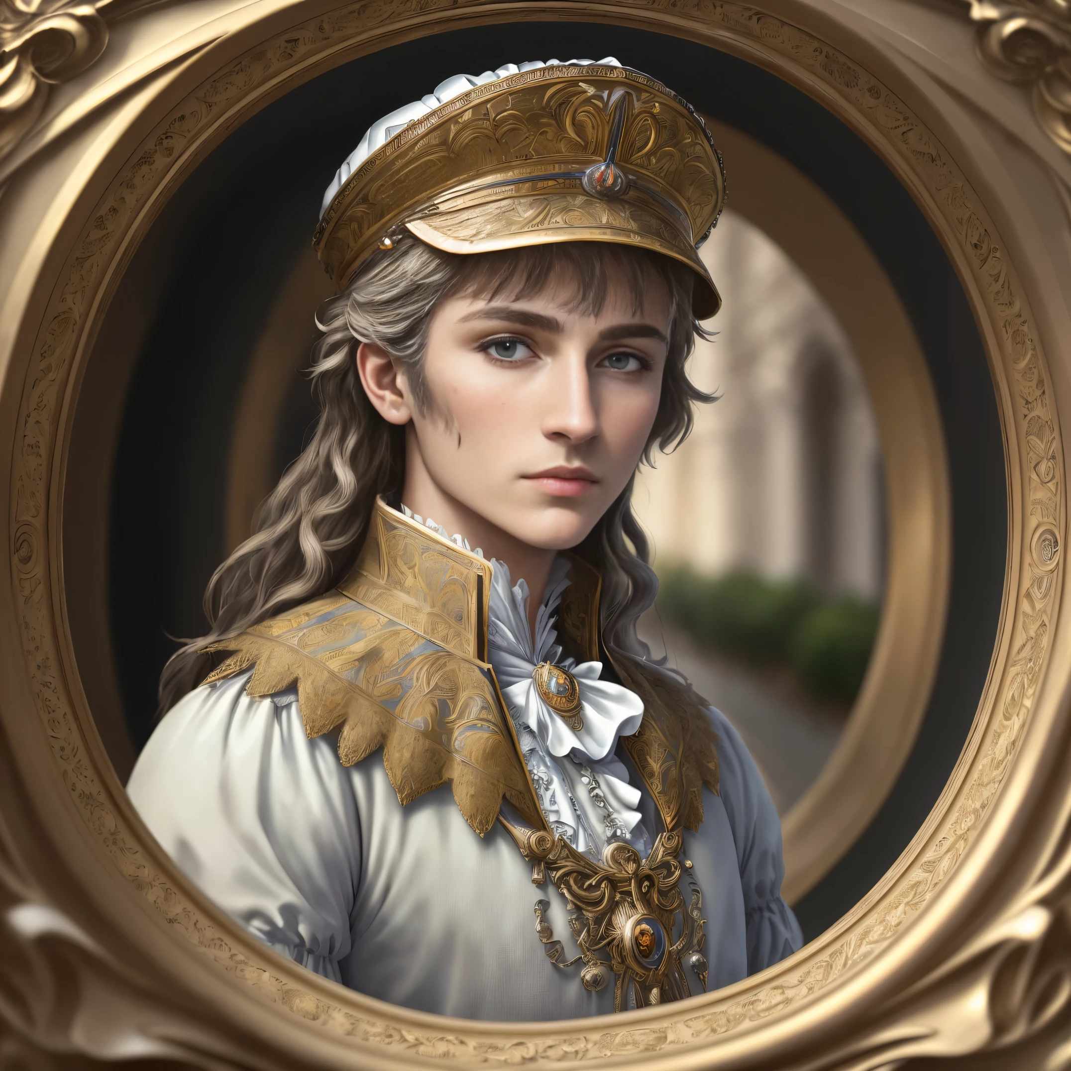 (Masterpiece:1.3), (best_quality:1.3), (ultra_detailed:1.3), 8K, extremely_clear, Realism), photo of versail napoleon, hdr, (intricate details, hyper-detailed:1.15),