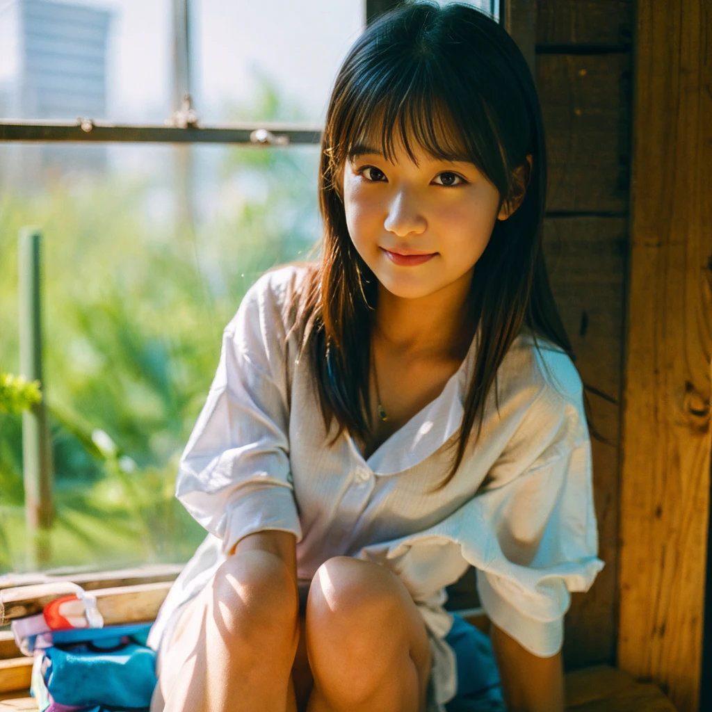 High resolution、high resolution、In 8K、real live action、student photographygraphy、highest quality、masterpiece、超High resolution、student photography、beautiful、beautiful、muste piece、((Obscene content))、For adults、charm of 、disorganized、((((Japanese elementary school students))))、japanese girl、((8-year-old))、((round face))、((thick eyebrows))、((cute baby face))、white skin、young physique、short neck、small breasts、knees、 thin thighs、solo、full body、Very nice、、(((flat chest))、 ((Ubic area))、(My pussy is)、Are sleeping、((anatomically correct))、（photorealistic：1.37）、photon mapping、Reality、radio city、Physically based rendering、depth of field rally background、photograph、(((Japanese junior idol)))、sparkling eyes、glossy lips、too bright natural light、the shining sun、too bright sunlight、(((((8-year-old)))))、(((private parts)))、With super high resolution,cute smile, cinematic lighting,quiet atmosphere、beautiful fine details,highly detailed eyes and face、ultra wide angle shooting、(((Children&#39;s wear)))、Your crotch is open、show offっこ、show off、((private party pussy is)、(((private party pussy is)、