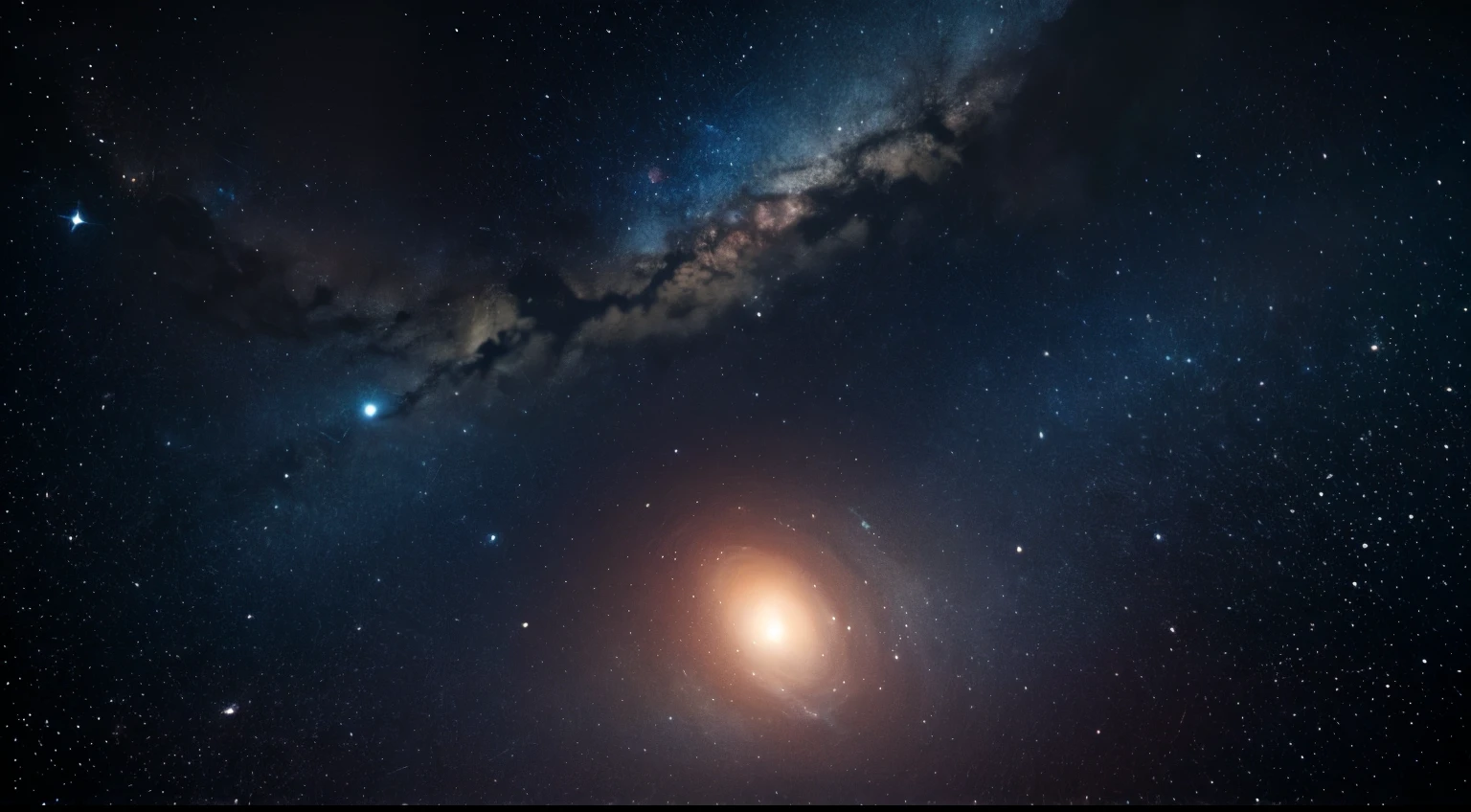 ((best quality)), ((masterpiece)), (detailed), the dark and endless outer space