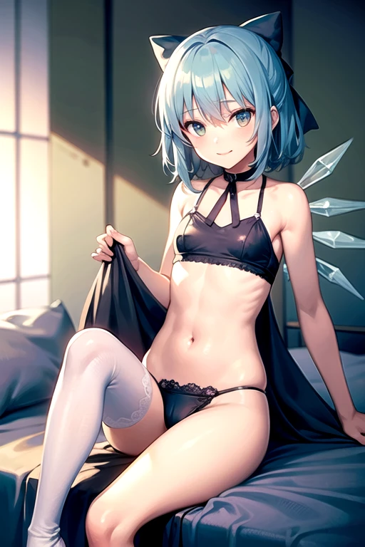 Cirno,silk stockings