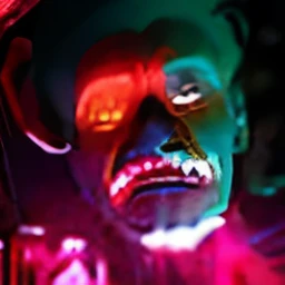 Change background cyberpunk handsome boy , realistic