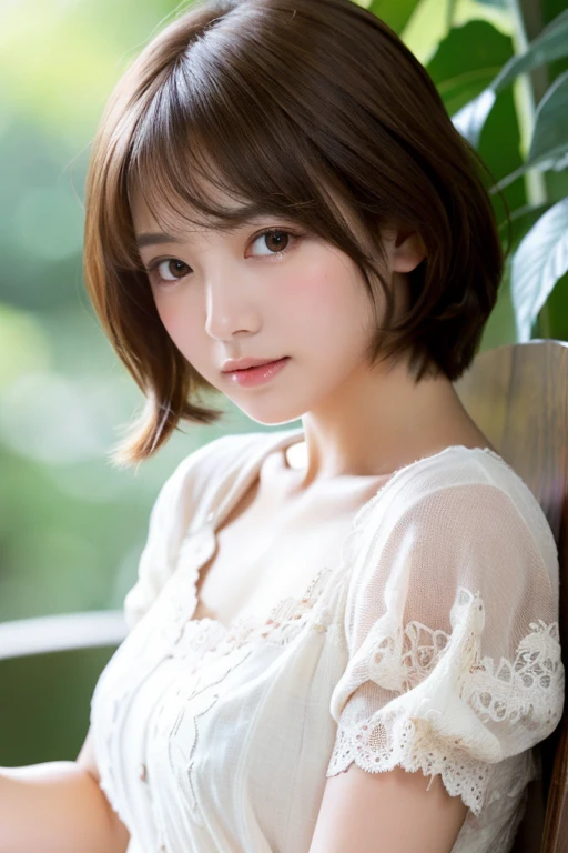 masutepiece, Best Quality, Illustration, Ultra-detailed, finely detail, hight resolution, 8K Wallpaper, Perfect dynamic composition, Beautiful detailed eyes, Medium Hair, mid-chest, Natural Color Lip, Random and sexy poses,,Cute、a miniskirt、Excellent style、i2i