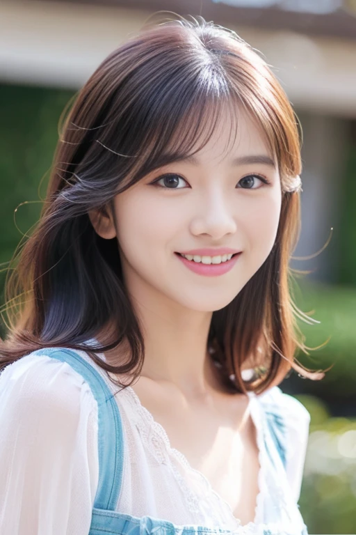 Beautiful woman with good eyes and nose、Beautiful as a model、Cute like a model、Eyes are double、How to use regular mascara、Eye color blue、Hair color pink、Her face is delicate and elegant.、8k picture、Beautiful style like a model、Ordinary large、A refreshing and lovely smile、snowball fight scene、Contains 2 types of scenes: inside and outside the house、Pose like a model、Overall portrait、Snapshots、Glamaloid Smile、Beautiful and delicate face like a model、Best Quality、masuter piece、Cute smile、 Elegant beauty、The season is winter、natural make up、Thin eyeshadow、A little more bust up、