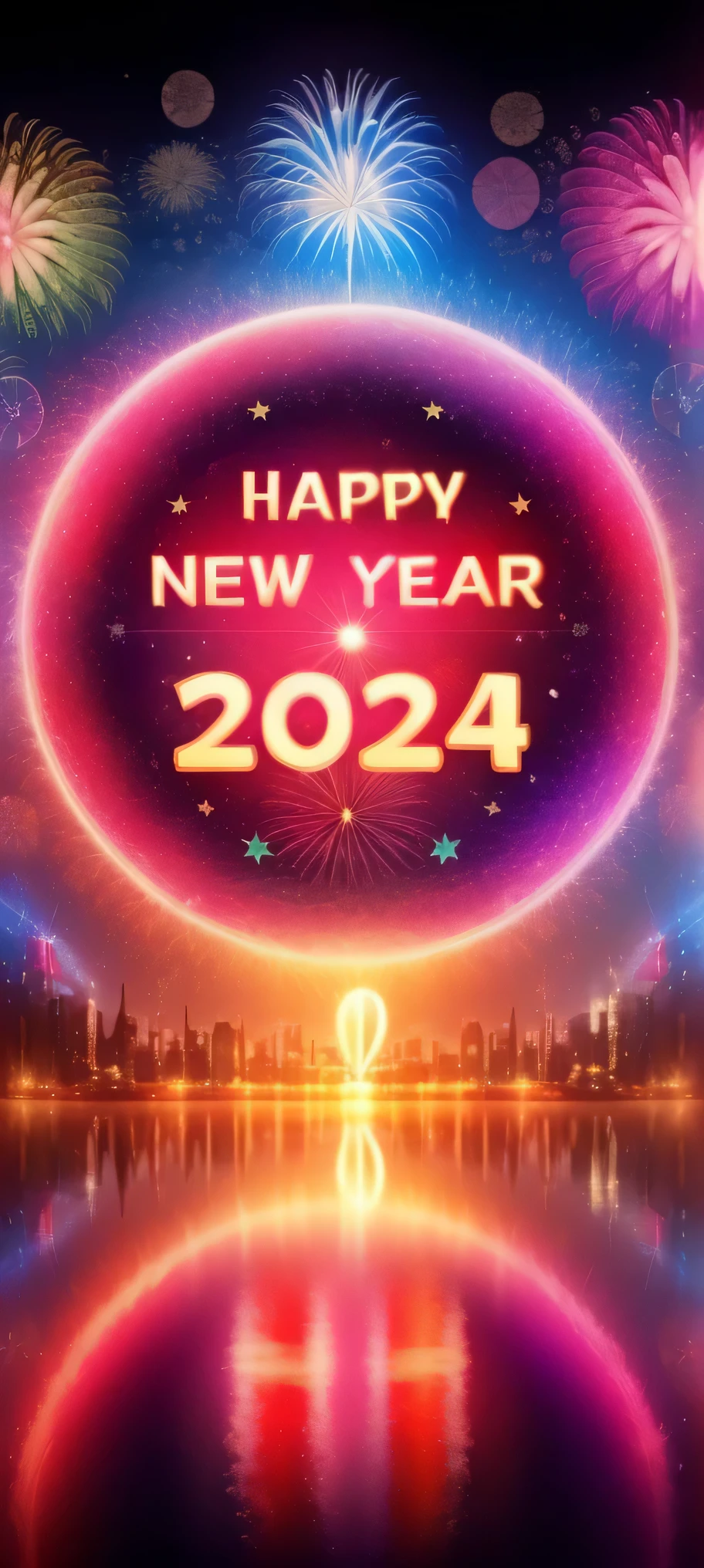 Happy New Year 2024 wallpaper photo, promo