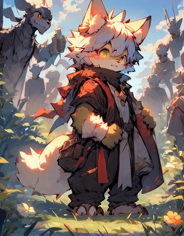 shaggy,shaggy,shiny fur,shiny fur,shiny fur,shiny fur,Shiny hair,male people,canid,cute big breasts,The little fox,The little fox,The little fox,cute big breasts,the only person,sharp talons,Delicate fur,gold eyes,粗眉毛shaggy的尾巴,red short sleeves,short white pants,ultra - detailed:1.0,Libido boy,toddlers,Gamine们,Gamine们's,Gamine,Beasts too,cute big breasts,cute big breasts,),Anatomical correct,The barefoot,Red Claw,paw paw paw,The stands up,attention,Bald,animal paw,lawns,grassy fields,在lawns上,在一片grassy fields上,踩在grassy fields上,Trampling on small grass,踩在grassy fields上,践踏grassy fields,踩在lawns上,践踏lawnald,Bald,Bald,bright paw paw paw paw