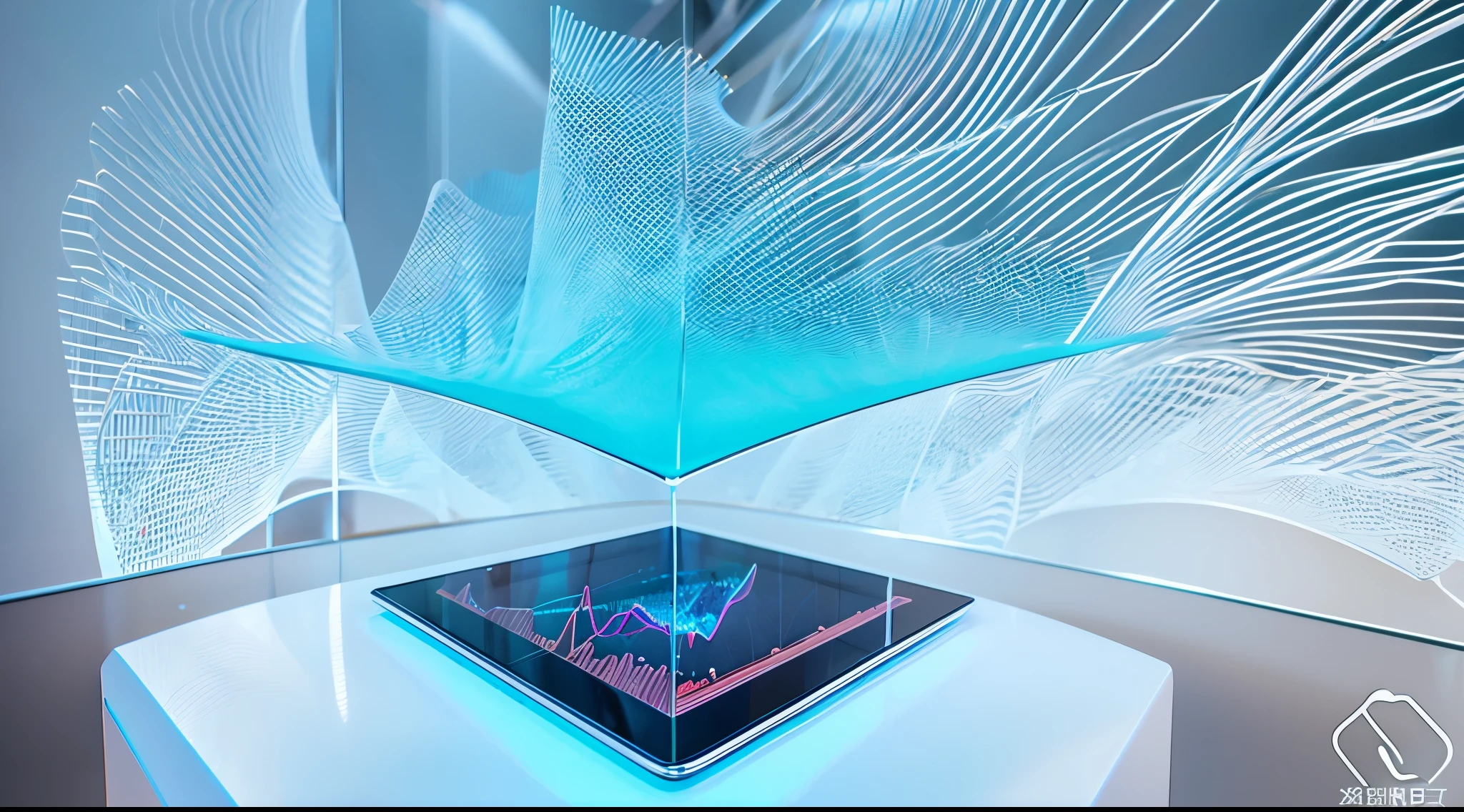 Engaging 3D visualization featuring stunning graphs、glinting