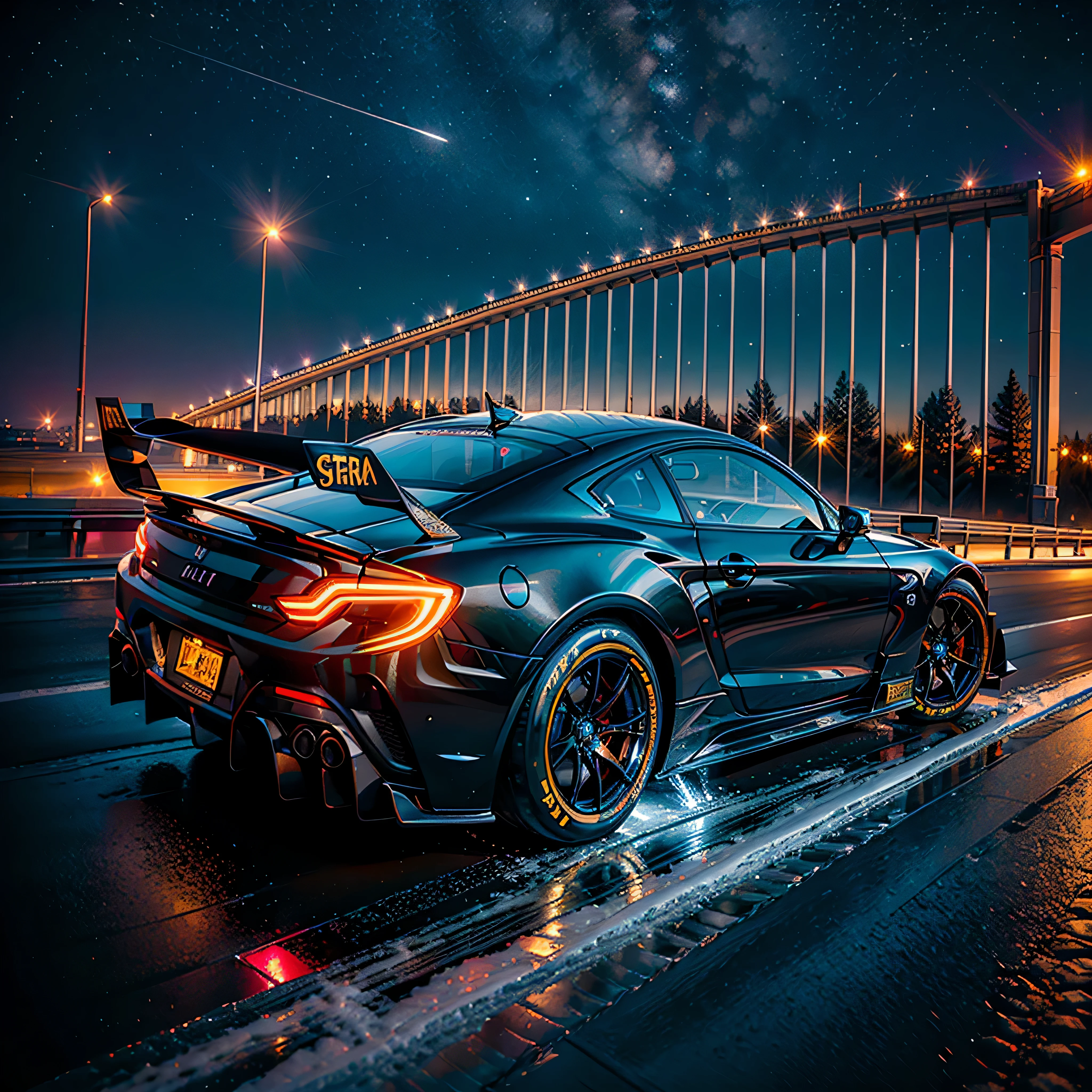 spacious stunning nebula vibrant hues ethereal interstellar sparks curiosity birth evolution stars Sun SunShine sunset ultra sunrise Josan_Gonzalez_style visual_impact street_traffic_jam racing_full_shot spacious_road race_scene multi-racing Gaol Racer Auto_Racing_Circuit Race_Track deep path Equirectangular_360 street UnrealEngine5 Ultra Masterpiece Cinematic_sunlight ultra_Photo-realistic optimal ultra_high-quality opengl-shaders ultra_high-details accurate reflex ultra_high-res perfection volumetric lightning improved Octane_rendues ultra_high-def UHD XT3 DSLR HDR 3dcg shadow analogiques extatiques symmetrical dazzling Will-o'-the-wisp global luminescence (((An boatmobile inspired ultra-realistic angelic neon metallic black silver and gold chrome race car designed on a icy surface road with snow falling and deep snow covers the ground and everything all around ))), best quality, ultra-detailed), race car, street racing-inspired, Drifting, LED, ((Twin headlights)), (((Bright neon color racing stripes Cristallines kit incandescente flash blow glow))), (Black racing wheels), Wheel spin showing motion, Show car in motion, Burnout, wide body, modified car, racing livery Lava varied multi etc. --s 1000 --c 20 --q 20 --chaos 100