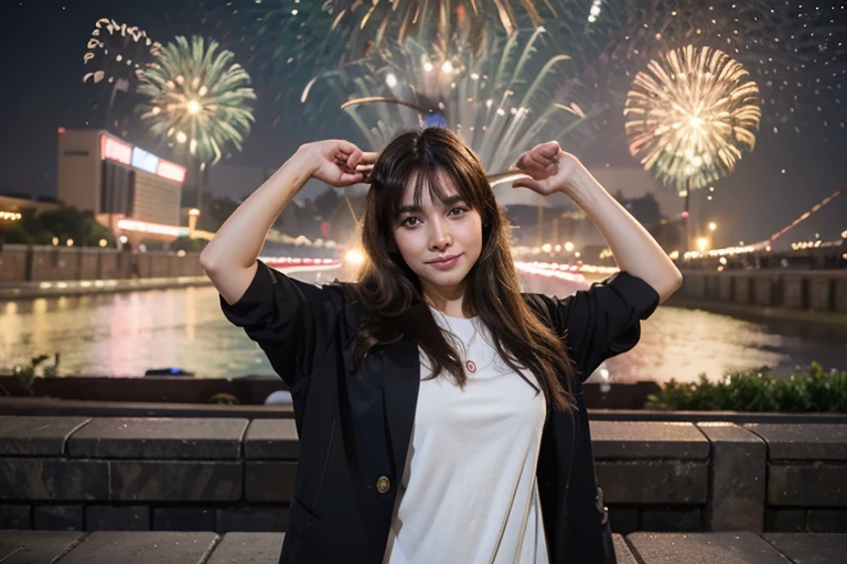 2024 new year start and 2023 pass year go down