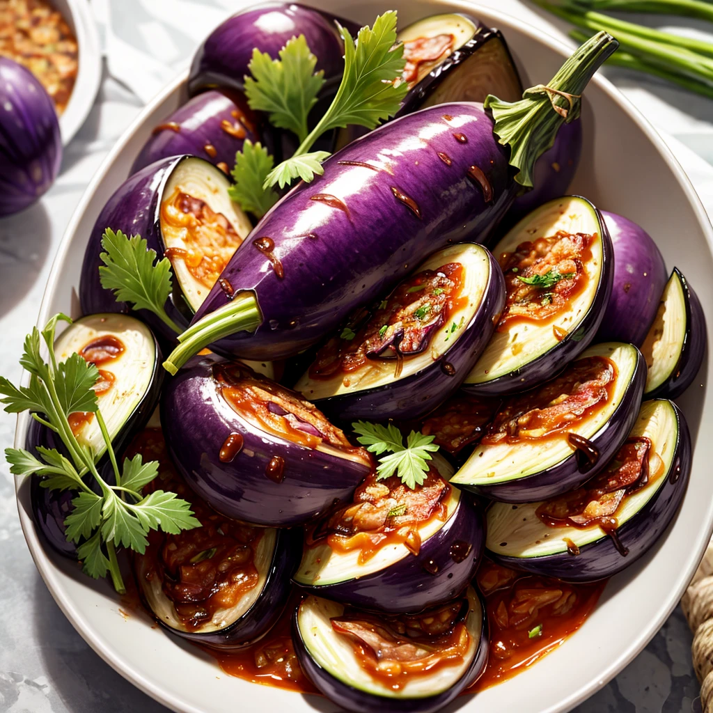 Eggplant in vegetables