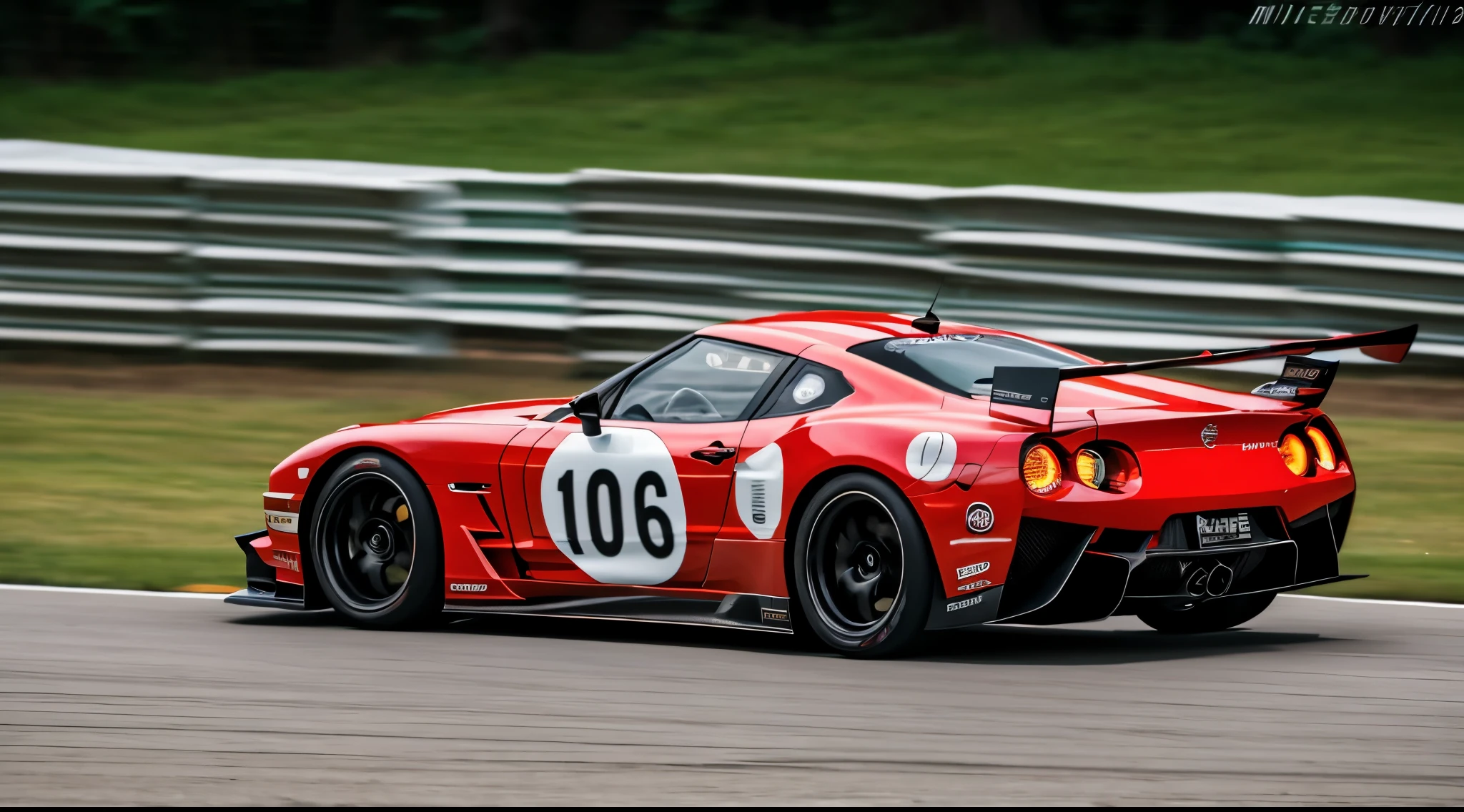 NISSAN GT-Rnismo, motion blur