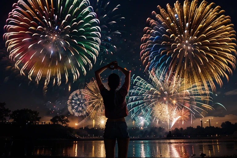colourful firework