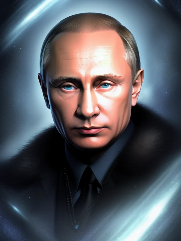 ((SFW)) 
Vladimir Putin , mythical fantasy extremely detailed background, hyperreal, ultra realistis, professional portrait,