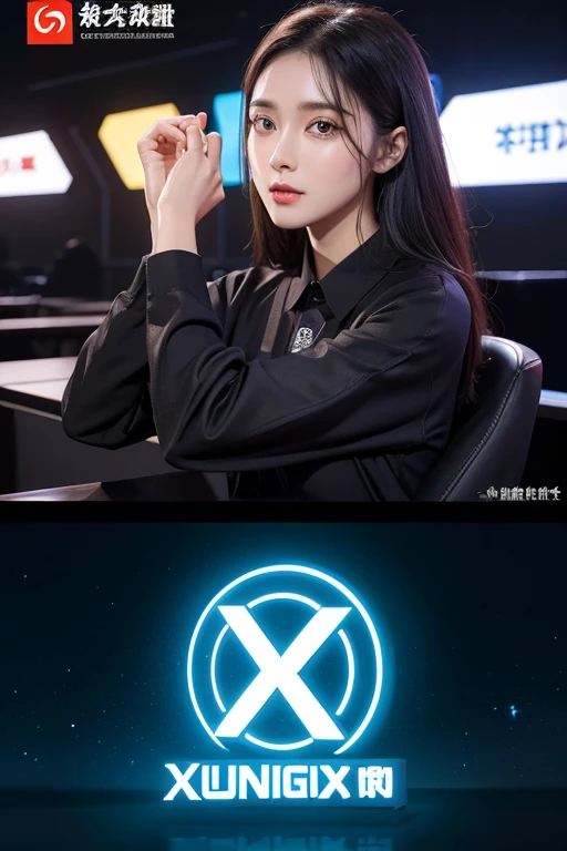 Create a brand logo for Xingguang New Materials Co., Ltd.,related to starlight