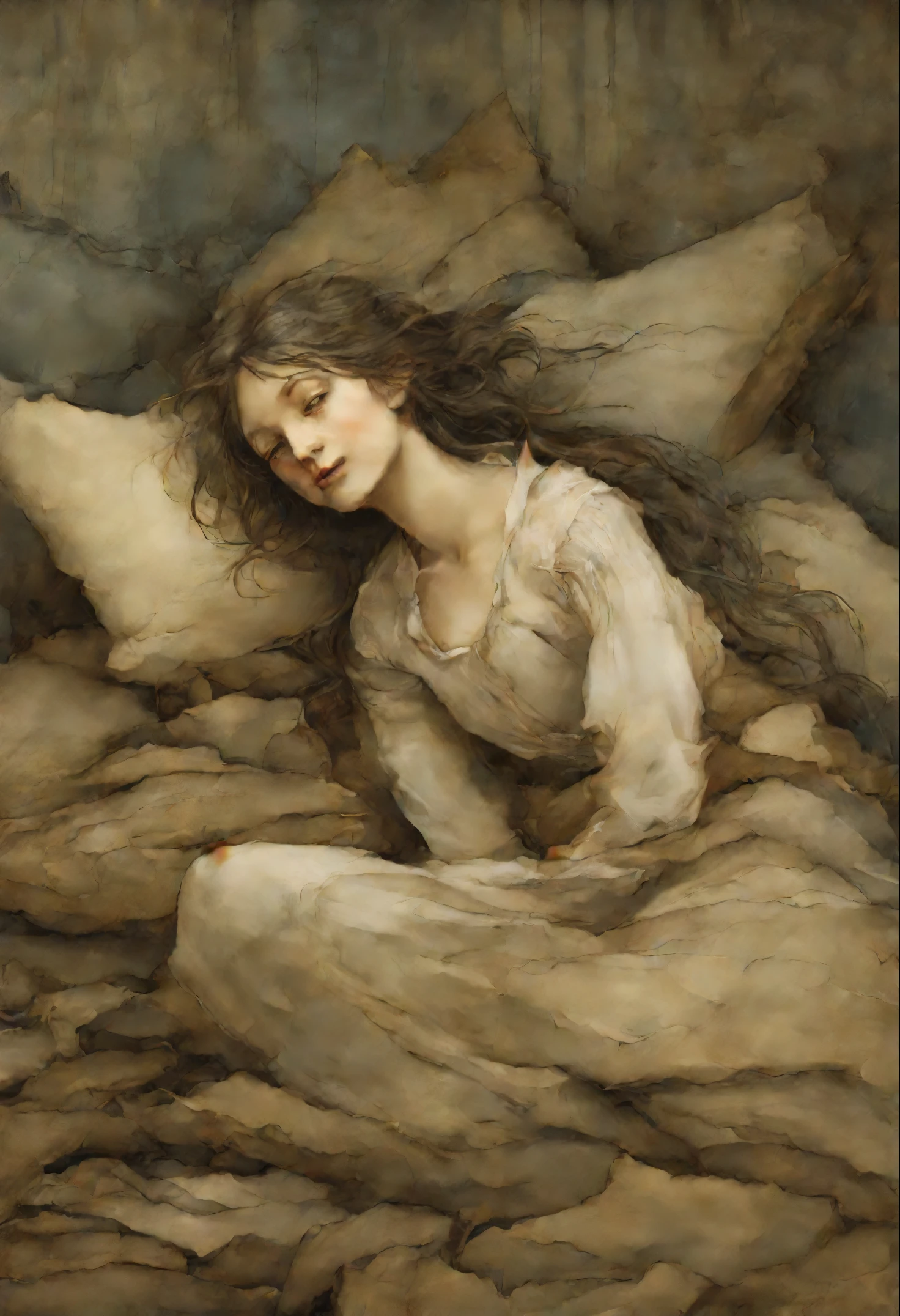 Anime style, I have nothing left, when he picked her up and, removing pillows, started laying. She felt his hands on her skin, calloused and warm, Jean-Baptiste Monge, anthropomorphic --ar 2:3 --testp -optimistic;  straight hair