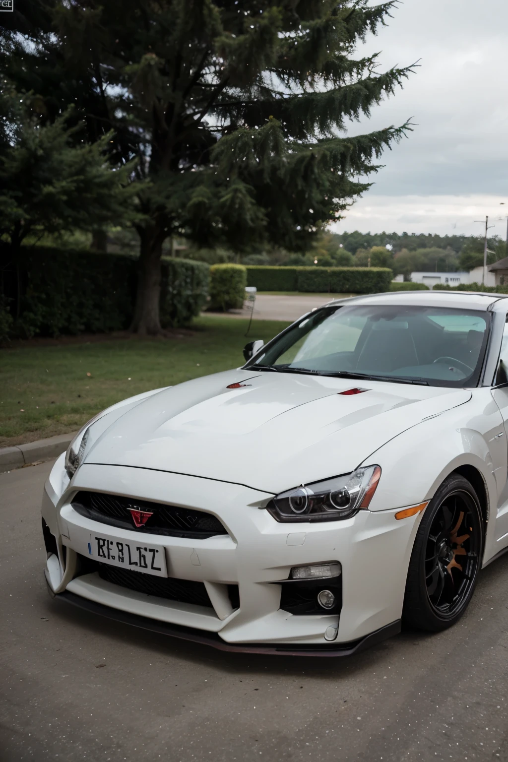 NARUTO UZIMAKI MILLONARIO AL LADO DE UN CARRO GTR R34
