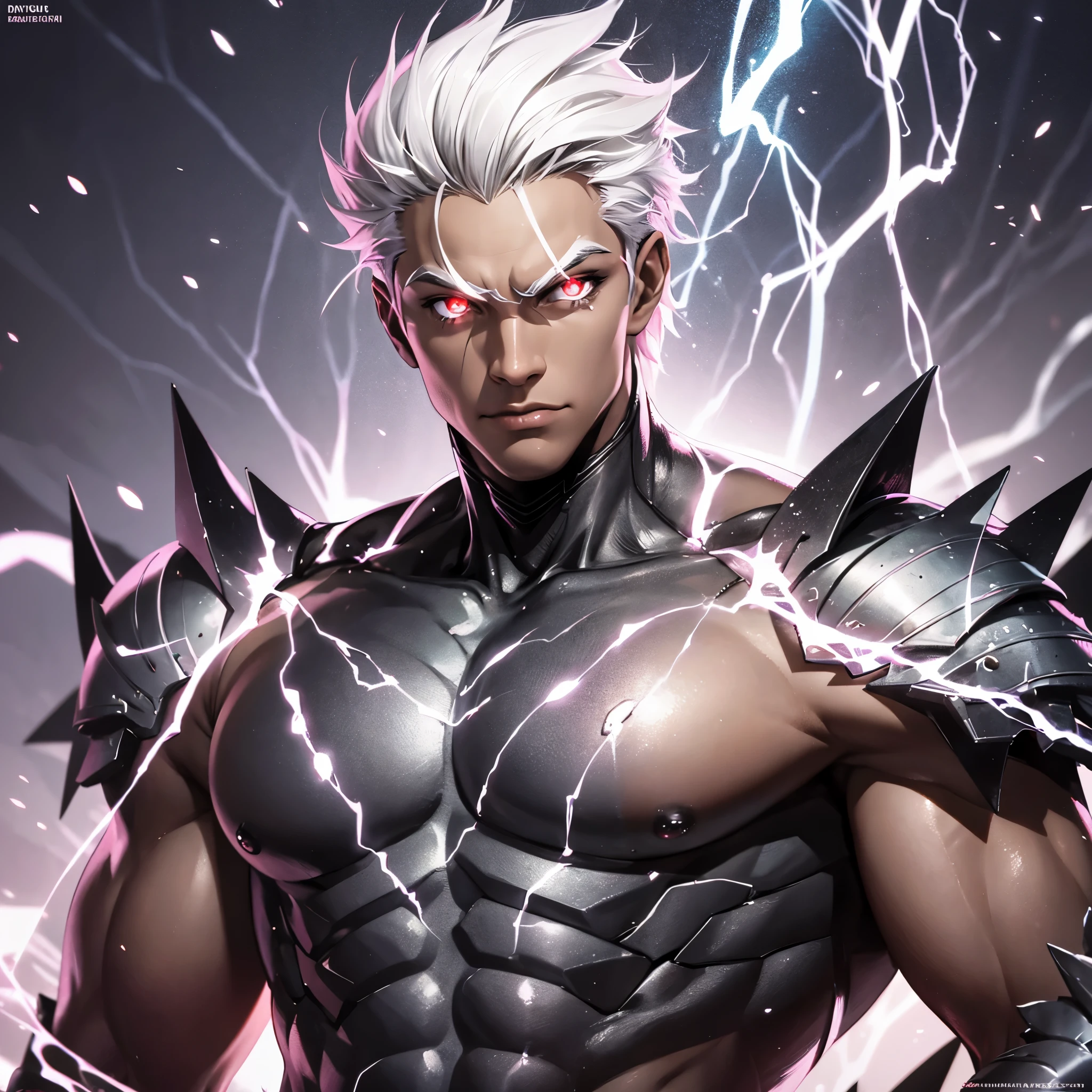 《the original god》Arataki Kazuto , male people, chest muscle, Sexy , Venom symbiote for your body, Black mucus of the body , into venom, venomize,Black bodysuit,Abs,(Adult male)((Venom possession,venom symbiote)),((Masterpiece)), ((Best quality)), Ultra detailed,((illustration)), Dynamic Angle, Detailed light, (Delicate eyes), Floating, 1boy, Male focus, Head, Clothing, Yellow eyes, necklace, tattoo, (Forehead:0.8), (ahoge:0.8), jewelry, whaite hair,apathy,Ray, chest muscle, Sexy , Venom symbiote for your body, Black mucus of the body , (into venom), Venom,frontage,Bust photo,White tight-fitting top,spiderman outfit,style of anime4 K, 4K anime wallpaper, Badass anime 8 K, 4 k comic wallpaper, young anime man, Anime boys, Anime wallpapers 4 k, Anime wallpaper 4K, High quality anime art style, Anime moe art style, Anime art wallpaper 8 K, Anime art wallpaper 4 K, RGB lighting,