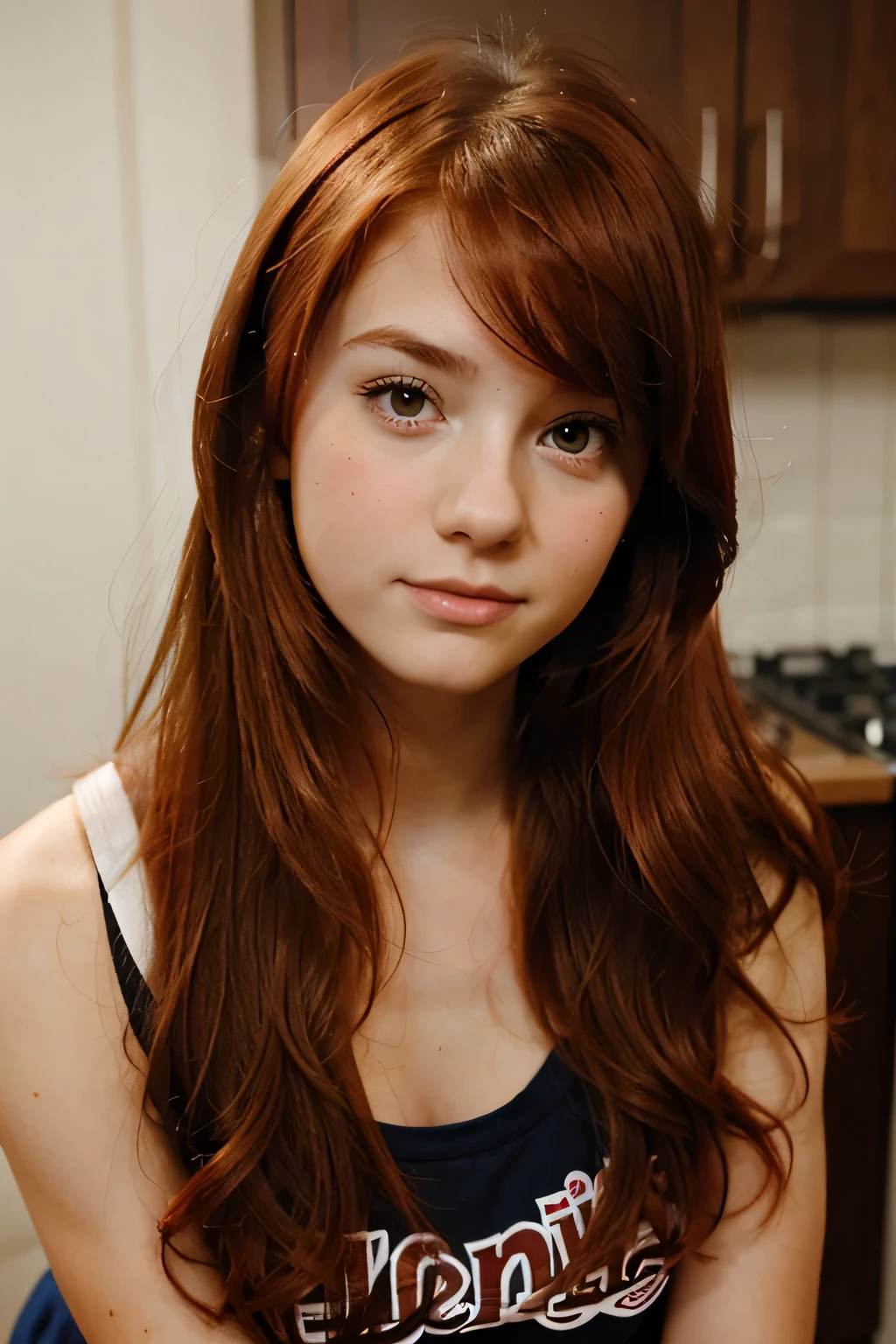 girl, teen, cute, redhead