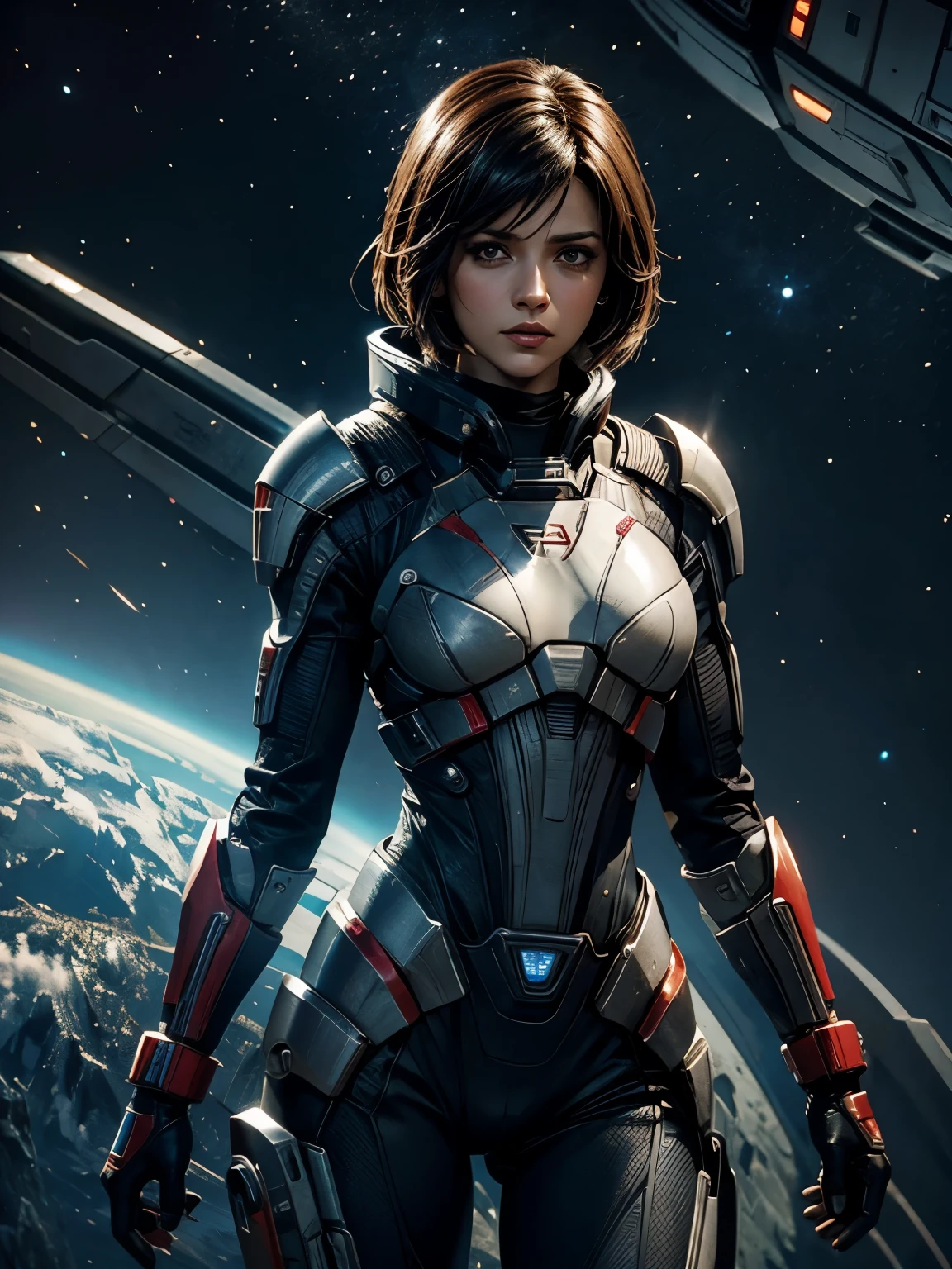 Mass Effect, Lucy Verasamy as Shepard