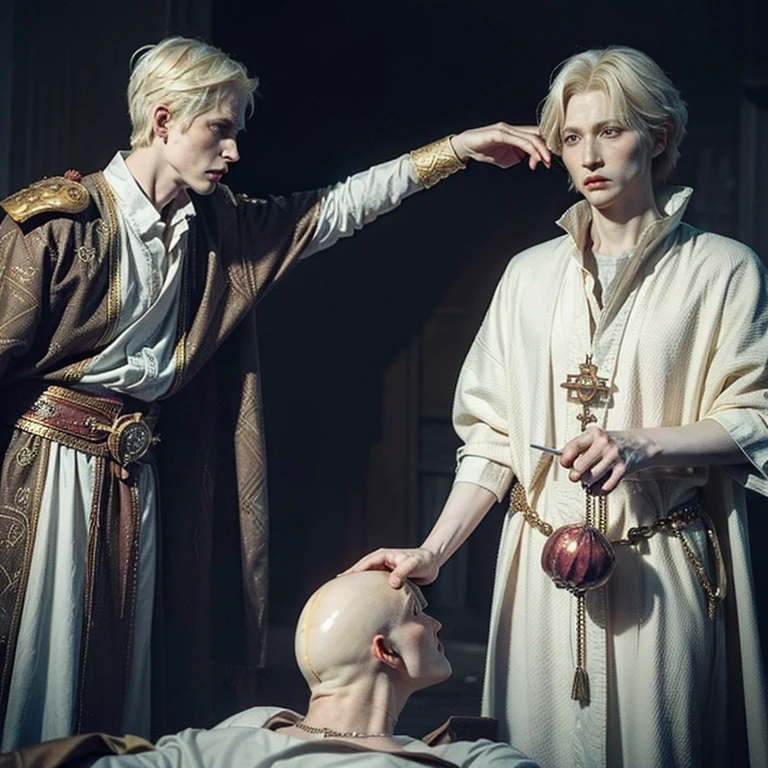 (Prince Ivan kills ageless immortal androgynous albino king Koschei, Koschei's death is in his testicles:1.5)