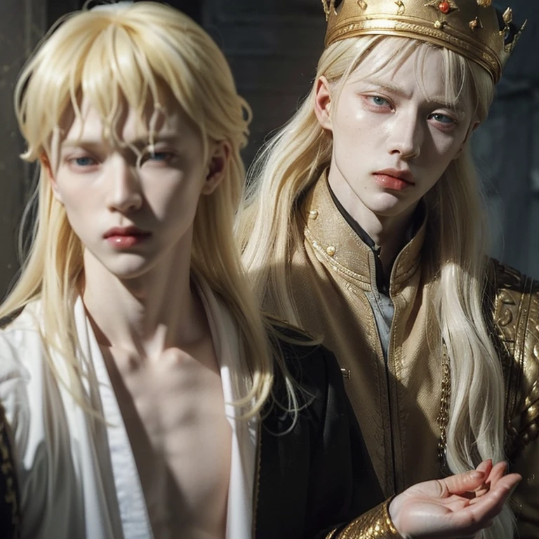 (blonde Prince Ivan kills ageless immortal androgynous albino king Koschei, Koschei's death is in his testicles:1.5)