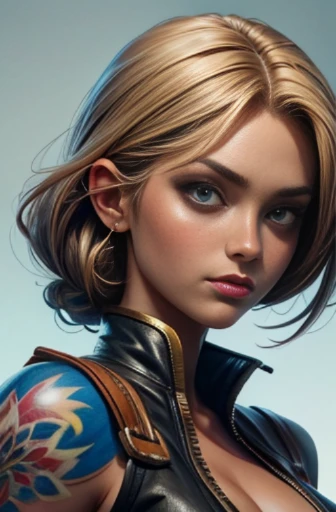 pintura de uma mulher com cabelos grisalhos e camisa branca, estilo de pintura em aquarela, estilo aquarela, estilo artgerm, estilo de artgerm, menina do cabelo prateado, aquarela artstyle, watercolor illustration style, menina cabelo prateado, Estilo na pintura digital, estilo pintura digital, oilpainting style, in the estilo artgerm, estilo artgerm
