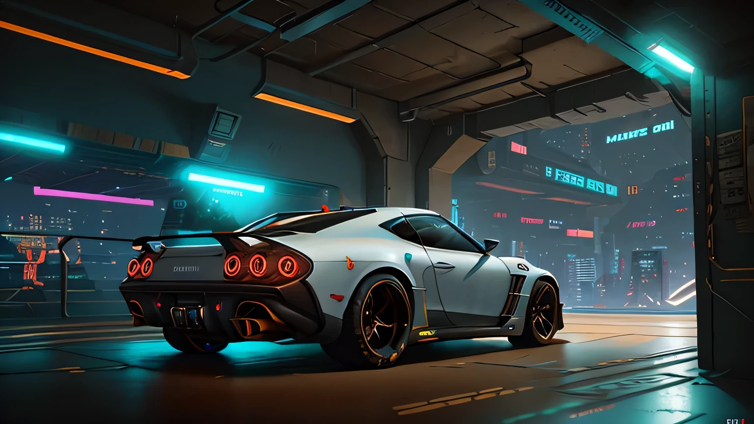 Antecedentes cyberpunk 2077,city, mejor calidad, obra-prima, ultrahigh resolution, realistic photograph, photorealistic, ,best quality,masterpiece,highly detailed,ultra-detailed,a futuristic sports car in a cyberpunk city. 4k 3d render unreal engine 5 rendered with blender and octane global illumination from photorealistic hyper realism concept art by greg rutkowski loish rhads ferdinand knab makoto shinkai tian zi trending on cgsociety