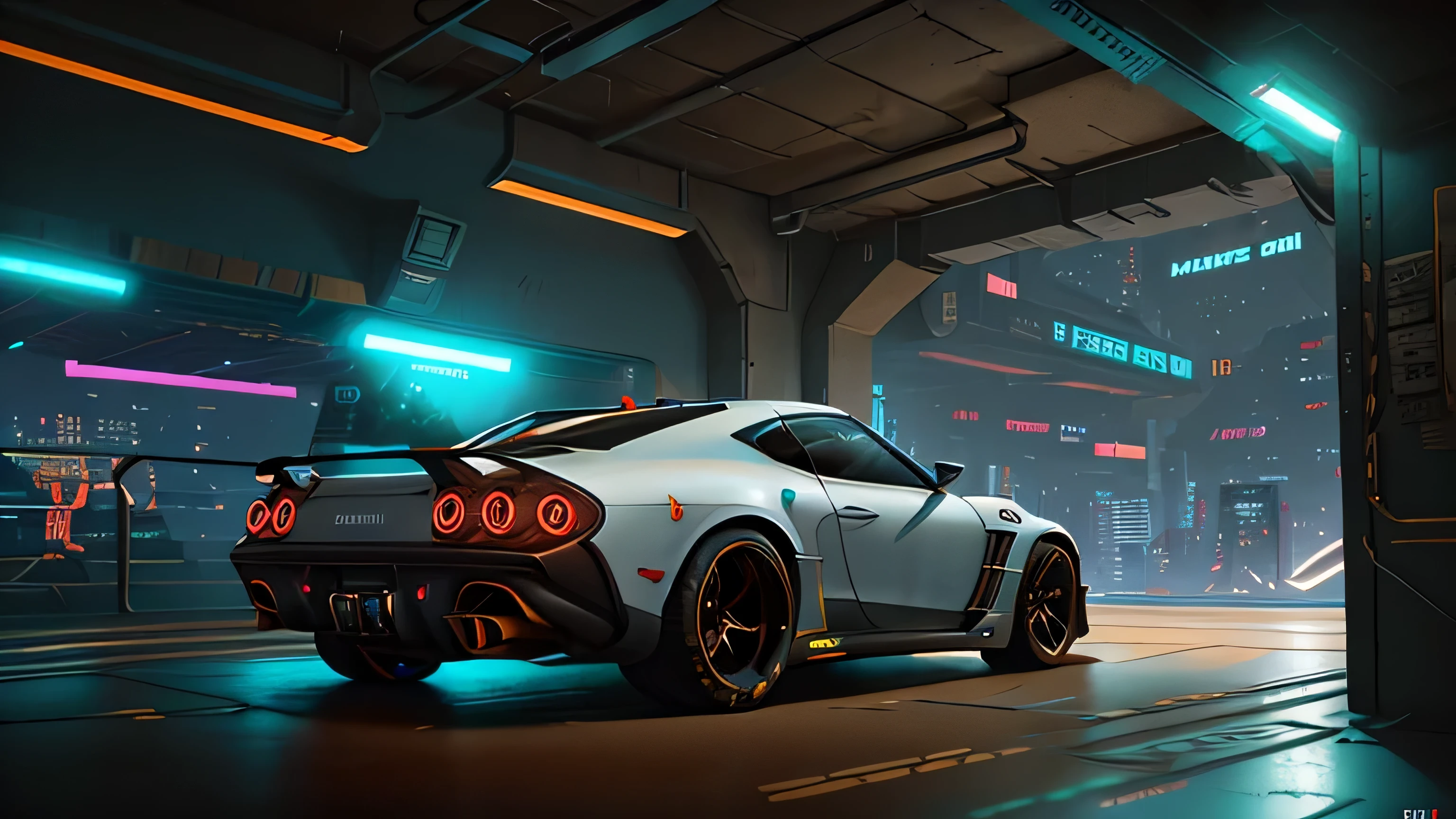 Antecedentes cyberpunk 2077,city, mejor calidad, obra-prima, ultrahigh resolution, realistic photograph, photorealistic, ,best quality,masterpiece,highly detailed,ultra-detailed,a futuristic sports car in a cyberpunk city. 4k 3d render unreal engine 5 rendered with blender and octane global illumination from photorealistic hyper realism concept art by greg rutkowski loish rhads ferdinand knab makoto shinkai tian zi trending on cgsociety