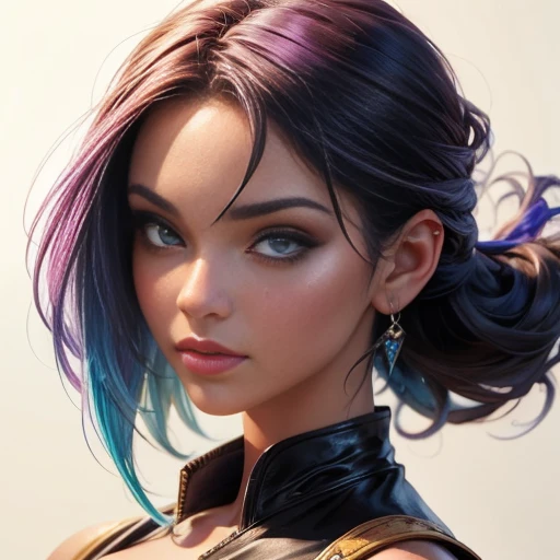 pintura de uma mulher com cabelos grisalhos e camisa branca, estilo de pintura em aquarela, estilo aquarela, estilo artgerm, estilo de artgerm, do cabelo prateado, aquarela artstyle, watercolor illustration style, meninao prateado, Estilo na pintura digital, estilo pintura digital, oilpainting style, in the estilo artgerm, estilo artgerm