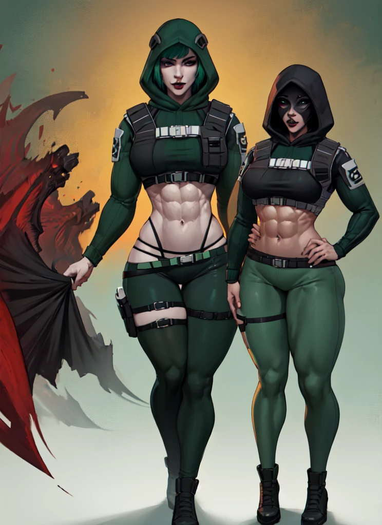 8k full body of powerpuff girl (white skin:1.1), blossom, 1girl, 1boy, athletic green skin man, (standing:1.2), (large pectorials:1.2), (blackblue hair:1.4), center, masculine male face, green man stands in Front of blossom ((digital world details)), woman’s face near man’s crotch, redhead female, (long hair:1.6), (large breasts:1.3), (squats:1.1) woman squats seductive, squats in front of man, watches man, ((back view)), beautiful woman background, blossom wears red skirt, black corset, villain man wears supervillain armor, highly detailed, people watching the couple in the background, majestic, digital art, art by artgerm and ruan jia and greg rutkowski, (masterpiece, sidelighting, finely detailed beautiful eyes: 1.2)