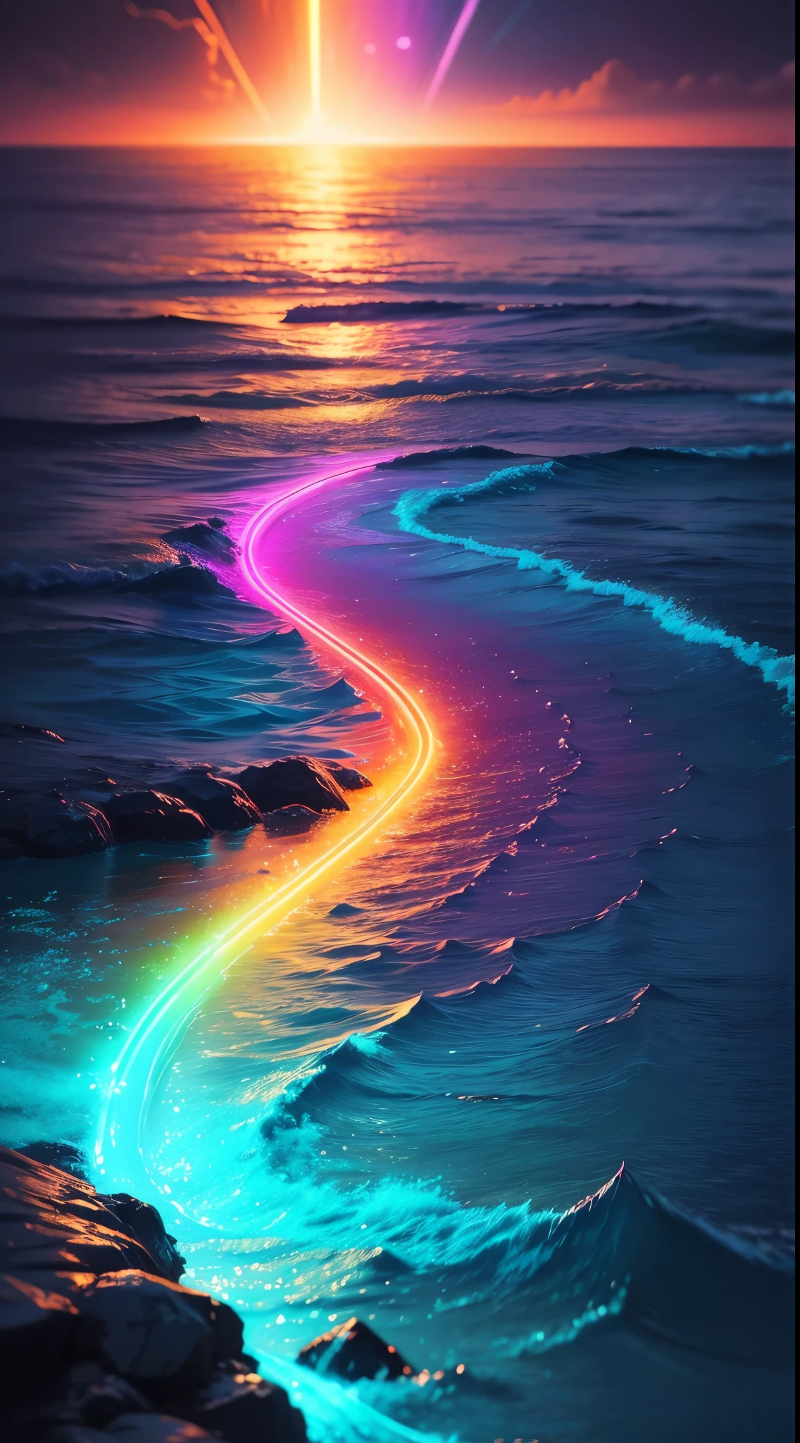 water,colorful,neon,watery,high resolution, high quality,neon color backgrounds
