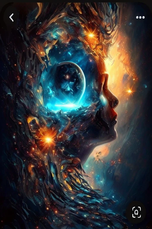 a close-up of a person with a face made of space, rosto derretendo no universo, intricate and epic composition, surreal space, paper awesome wallpaper, Grande arte digital com detalhes, amazingly epic visuals, no plano astral ) ) ), protetor de tela impressionante, beautiful depiction, no universo.altamente realista, extremely high quality artwork, bipe!!, ✏️🎨