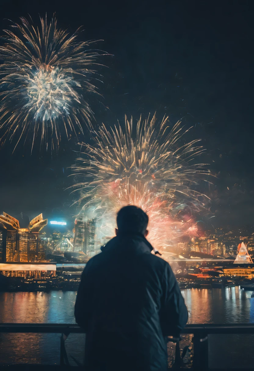 new year'New Year's Eve 2024,sporty attire,multiple exposure