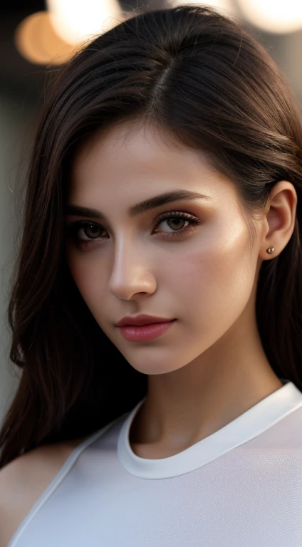 photo of beautiful (emm4m4e-145:0.99), a woman in a (movie premiere gala:1.1), perfect hair, wearing (white compression shirt:1.1),  ((Miami Metro:1.1)), modelshoot style, (extremely detailed CG unity 8k wallpaper), professional majestic (photography by  henri cartier-bresson:1.1), (Nikon D3500 DSLR Camera), 24mm, exposure blend, hdr, faded, extremely intricate, High (Detail:1.1), Sharp focus, dramatic, soft cinematic light, (looking at viewer), (detailed pupils), (upper body), 24mm, 4k textures, soft cinematic light, adobe lightroom, photolab, elegant, ((((cinematic look)))), soothing tones, insane details, hyperdetailed, low contrast
