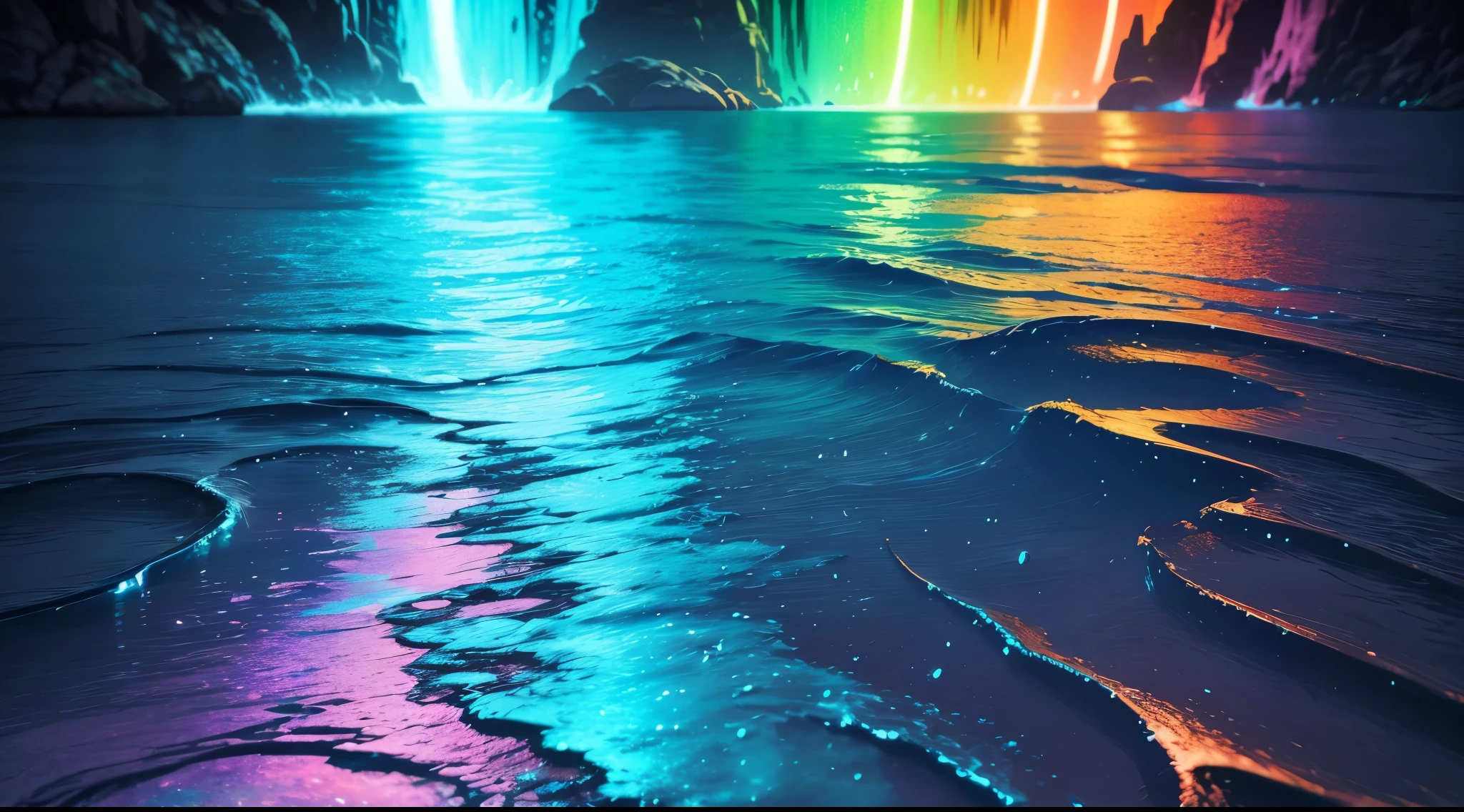 water,colorful,neon,watery,high resolution, high quality,neon color backgrounds