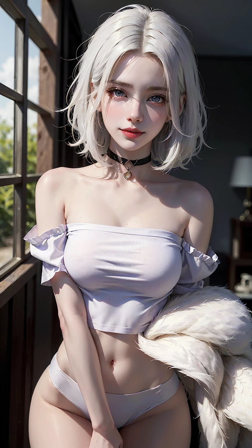 The nipple is visible、Rub your chest with both hands、Show the pubic area、pubick hair、toppless、Show the pubic area、Rub your chest with both hands、no-bra、No panties、sensual breasts、Show your butt、Nier Automata、Yoruha Different。 2 Type B、女の子1人、wlop、2b、shairband、Hi-Res、Nier(Series)、Nier Automata、red-lips、Shaded face、short-hair、独奏、high-necked、Ash hair、Blue eyes、Short pleated skirt with plaid pattern、snow field、lake、Silver World、A slight smil、Full Moon Night、Rub your chest with both hands