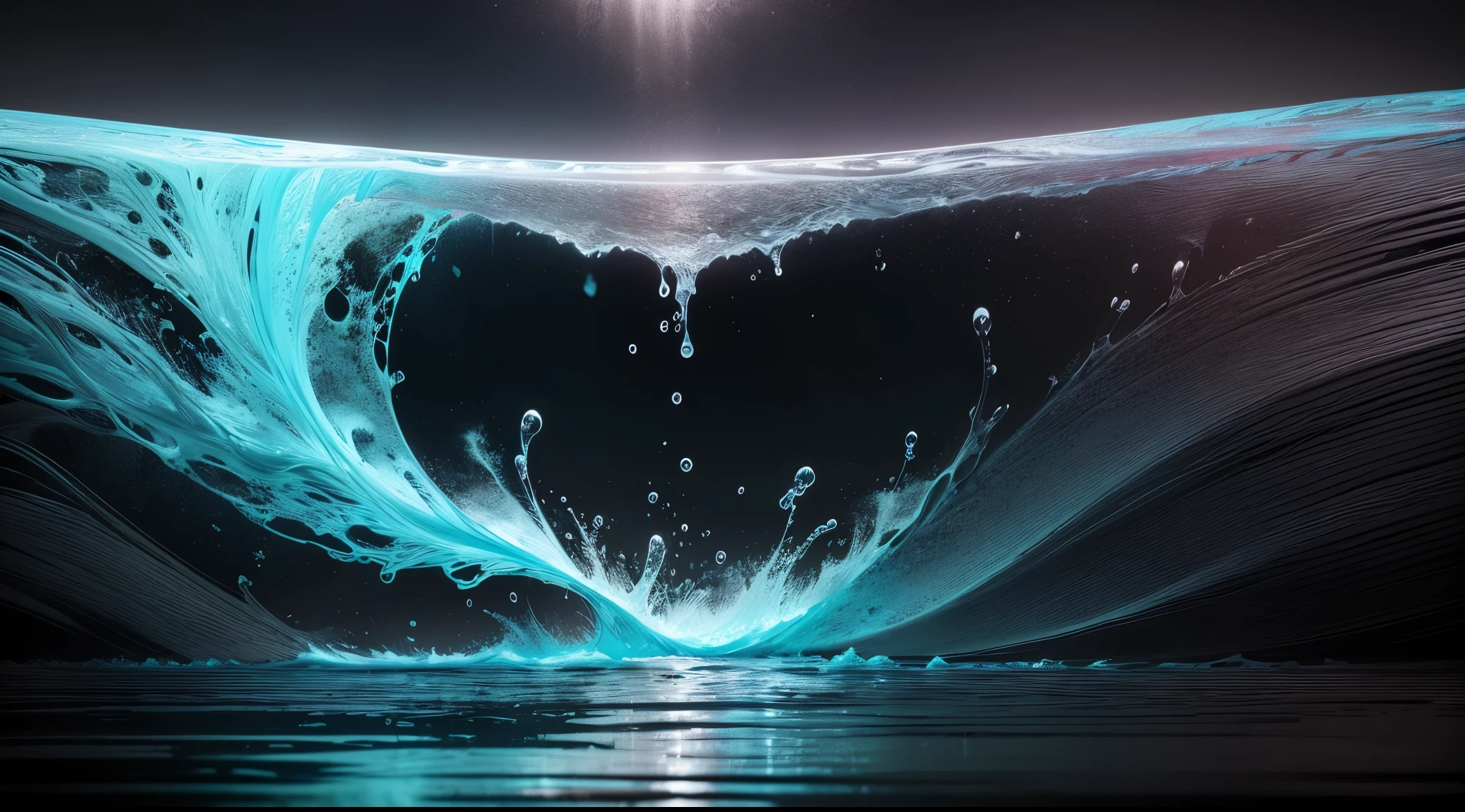water,colorful,neon,watery,high resolution, high quality,neon color background, dark grey background, black grey grdient