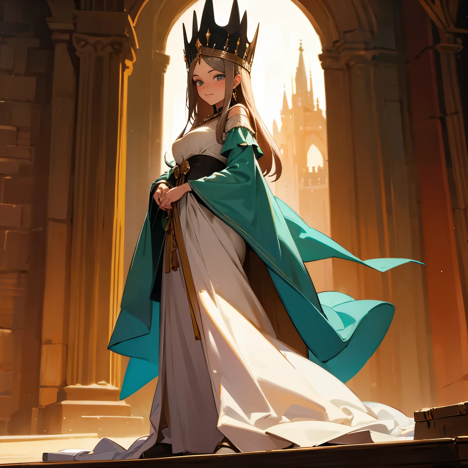 Medieval times, woman, beautiful, gown