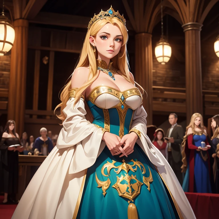 Medieval times, woman, beautiful, gown