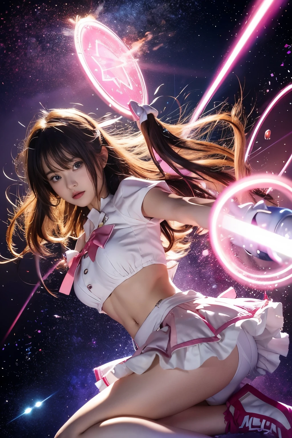 Magical Girl Madoka Form Magic Wand Magic Barrier Magic Attack