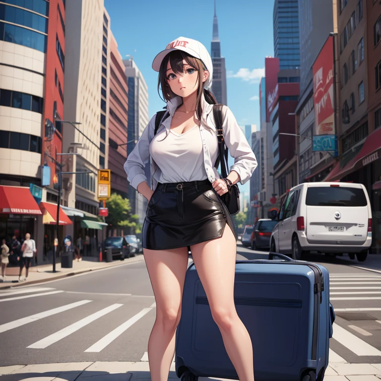 City girl, hot, modest