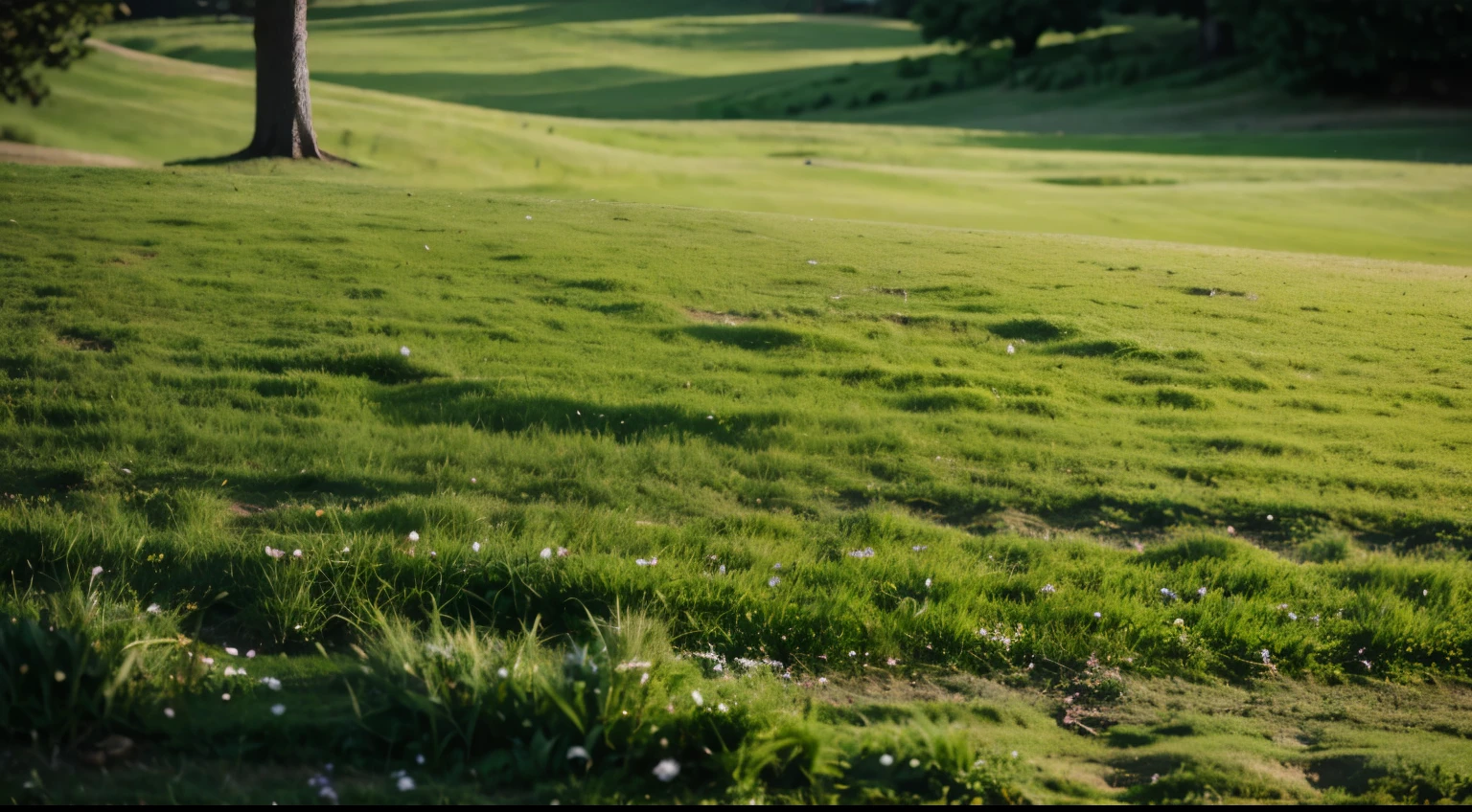Brigth Green grass photo that has been taken from 1 feet distance