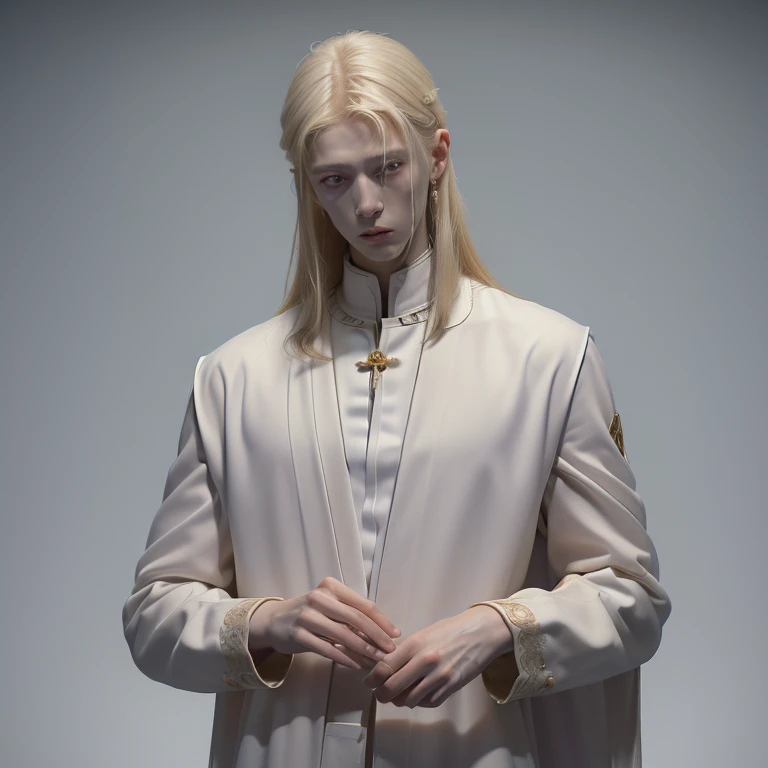 (masterpiece, best quality, 4k, photo:1.35), (good blonde Prince Ivan wants to kill depraved homosexual ageless immortal tall slender androgynous albino king Koschei, but there are two secrets: Ivan is a son of Koschei and Koschei's death is in his testicles:1.5)