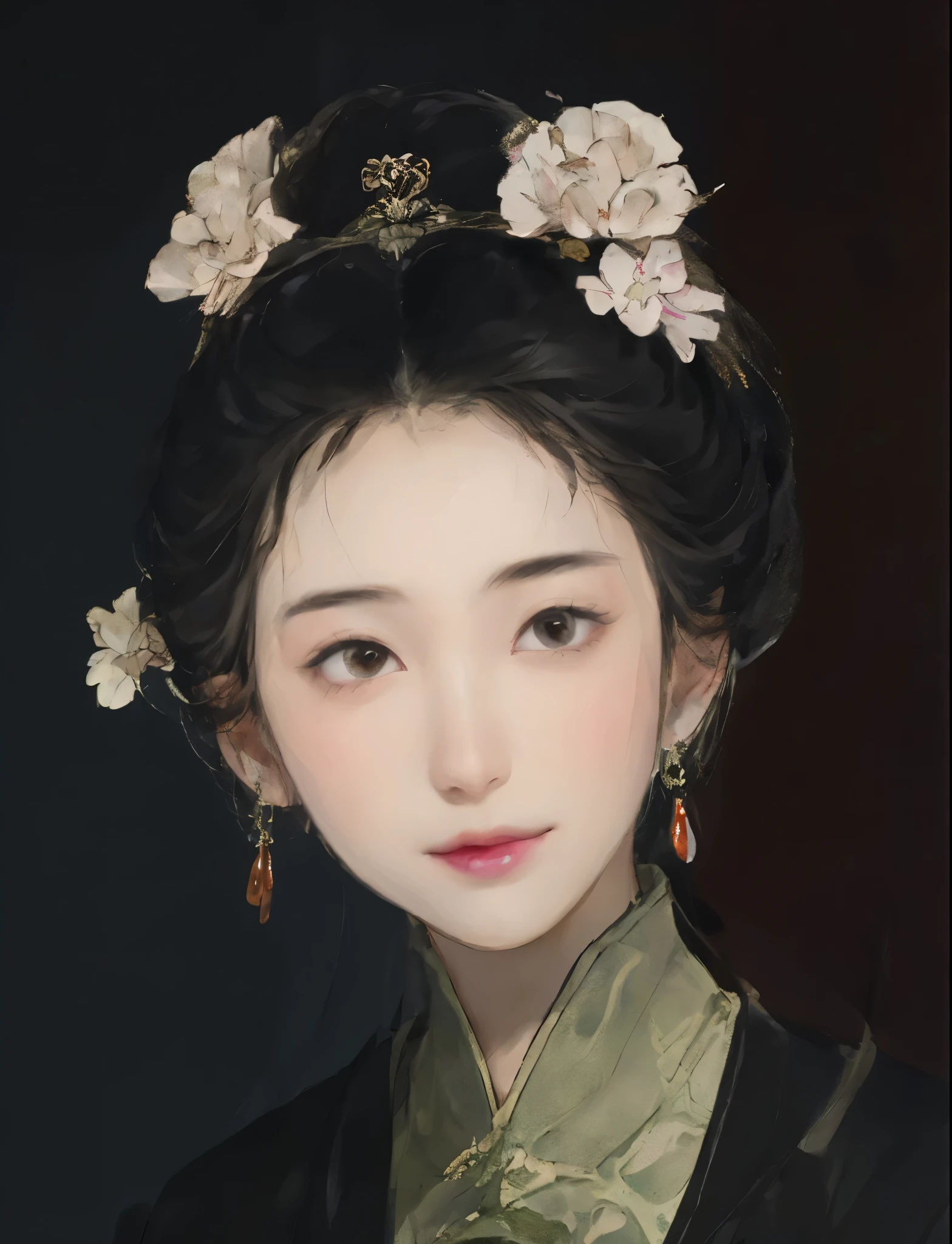 one-girl, Hanfu,long skirt, Full body lesbian, rays of sunshine, Clear face,詳細な目, Clean white background, tmasterpiece, super detailing, Epic work, hyper HD, high high quality, The content is very detailed, offcial art, Unity8k wallpaper, super detailing, 32K。feeding asian women,Black hairstyle and pink shirt, geisha hairstyle, traditional female hairstyles, ancient China Princess, Inspired by Yun Shouping, traditional makeup, Inspired by Mei Qing, ancient asian dynasty princess, Inspired by Song Huizong, China Princess, Inspired by Guo Xi, Inspired by Qiu Ying