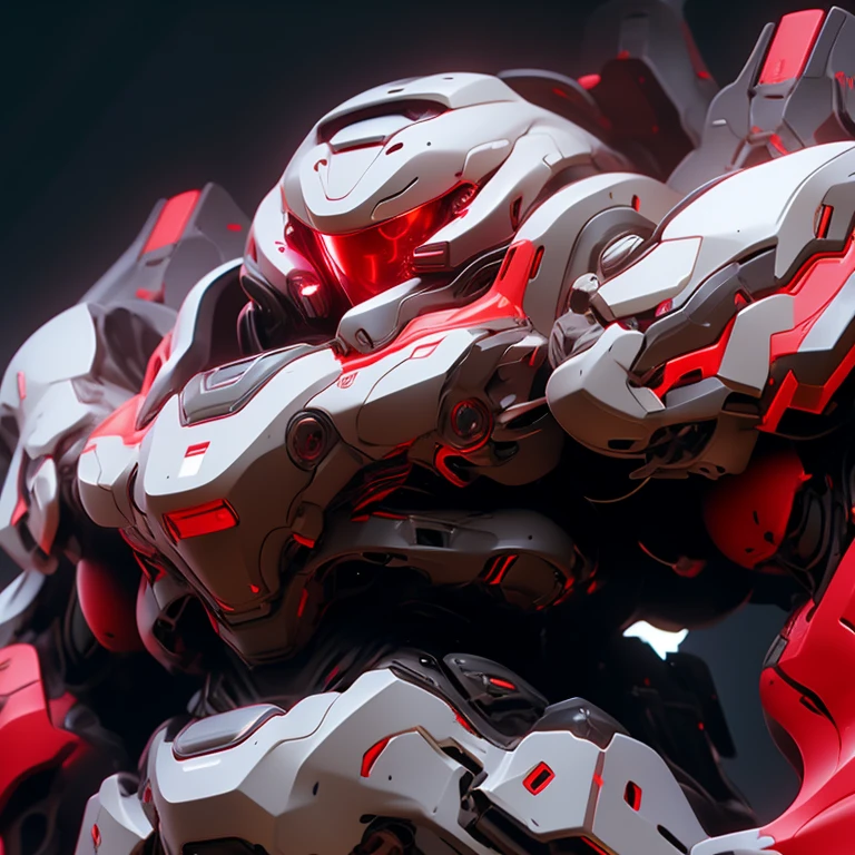 Darck hero black beetle masterpiece red eyes bio mechanical armor furious in neon night city