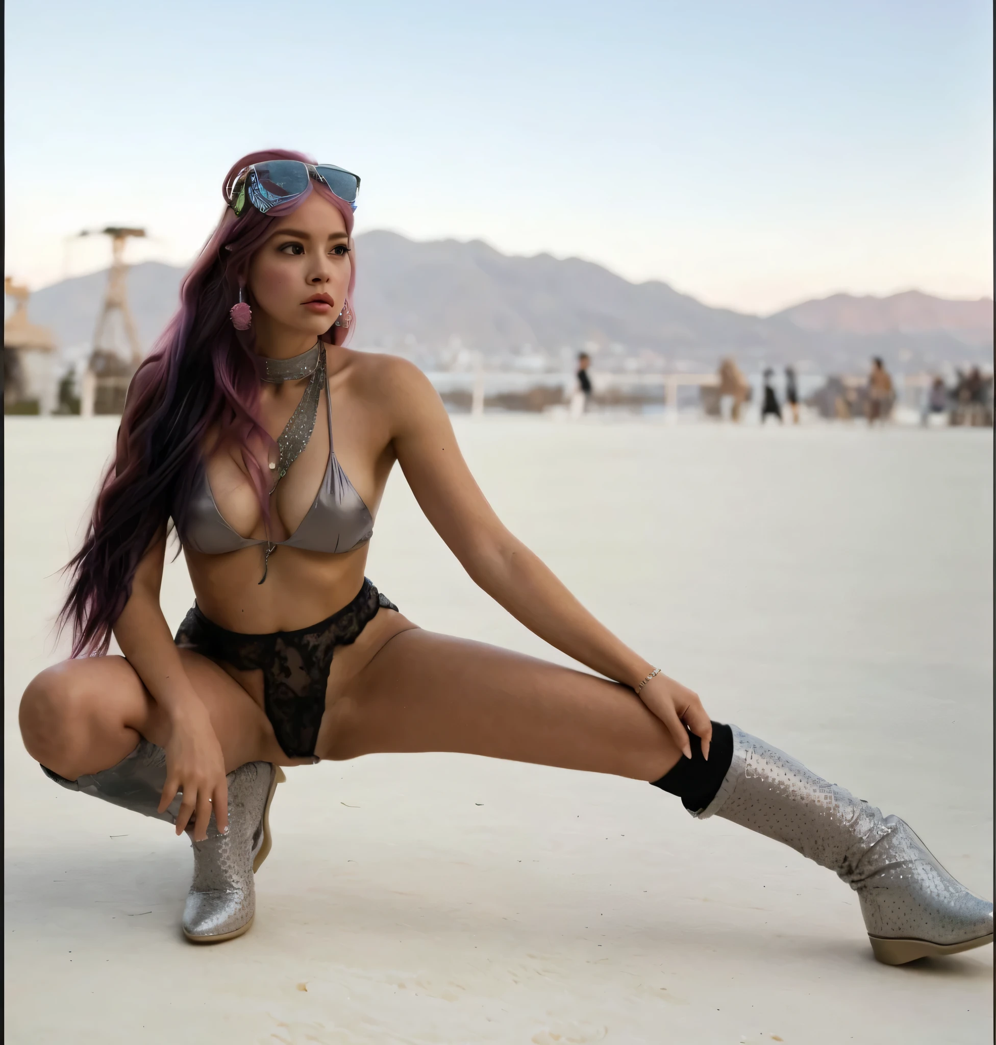 pelo rosa vestido colores, pink hair