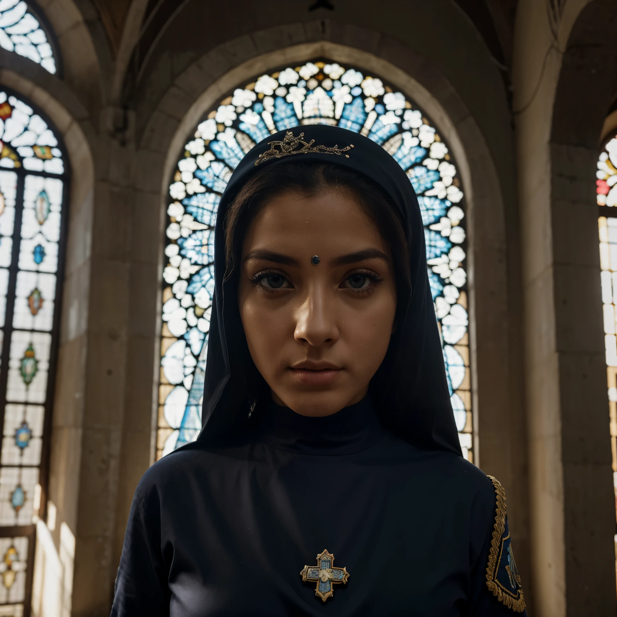 Foto RAW, fotografia, fotorrealista, 8k fotografia vibrante da nossa senhora aparecida , ultra detalhe, finamente detalhado, dramatic light, finamente detalhado beautiful eyes, pele detalhada, profundidade de campo, Olhos cinzentos