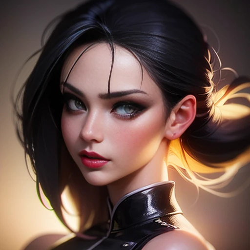 um close up de uma mulher com um cabelo roxo e azul, style Artgerm, Rossdraw 1. 0, RossDraw Retrato, Artgerm style, Artgerm portrait, Rossdraw 2. 0, style of Artgerm, Artgerm detailed, extremely detailed Artgerm, RossDraw pintura digital, Modelo IG | Artgerm