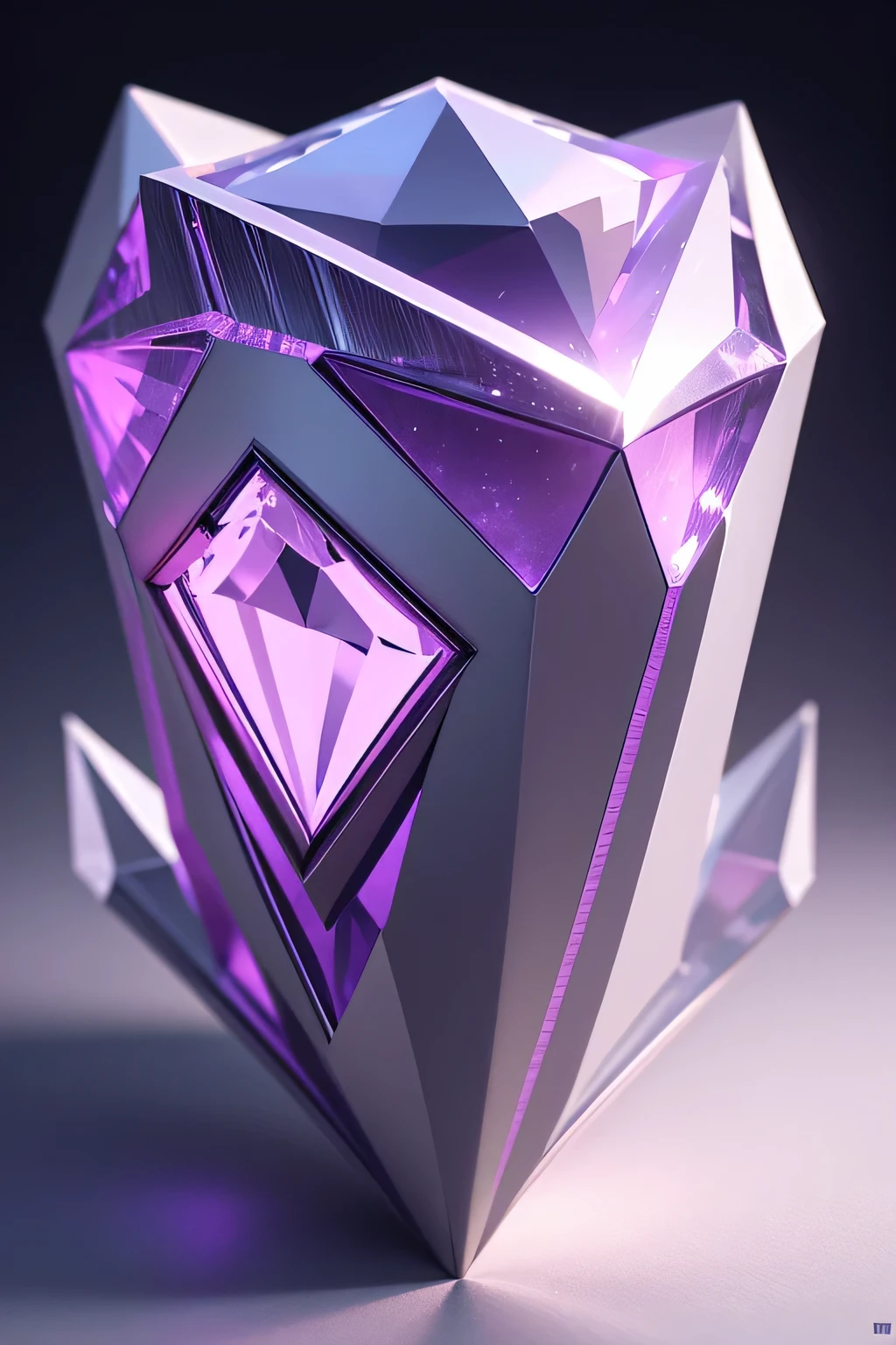 logo of a supreme diamond, rarest of them, 3d, bright, neon, diamond, epic