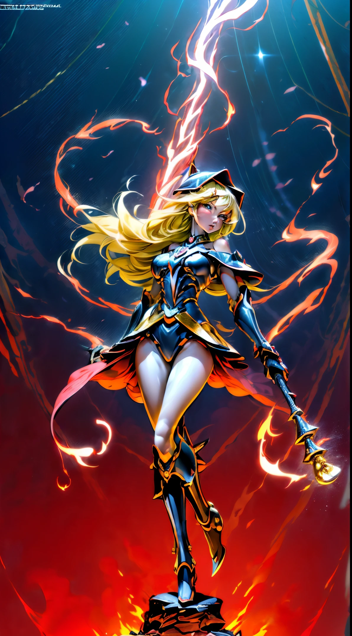 (Masutepiece,extremadamente detallado, Mechas pesadas, superficie dura),(Arte conceptual:1.1),(shielded core style:0.8), A woman in robo ninja armor is standing.,(cuerpo rojo:1.1),(patas largas:1.1),(Equipado con sable y cadena.:1.1),(Un ojo detallado:1.3),(Una cara detallada:1.3),(Armas detalladas:1.3),(Cuerpo detallado:1.3),((cuerpo completosbian:1.5)),(The background is a crimson flame.:1.5),realista